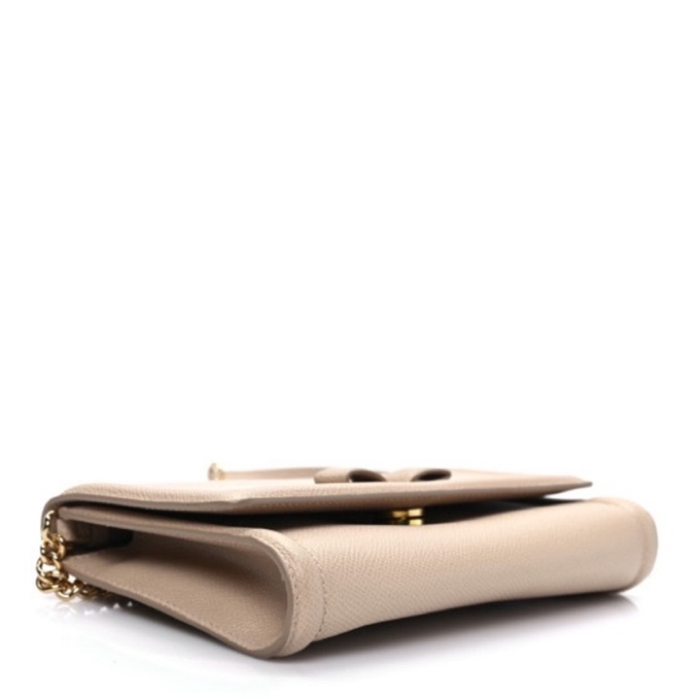 Salvatore Ferragamo Hammered Calfskin Vara Bow Mini Purse - Picture 11 of 12